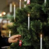 Uyuni Mini Taper Nordic White Kerstboomkaarsen set a 2